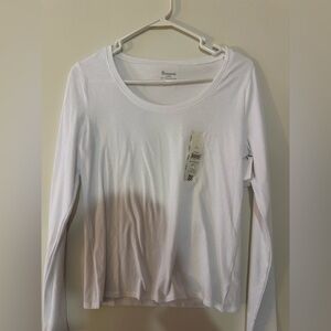 No Boundaries White Long Sleeve Tee